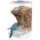 Automatic Bird Feeder Anti Spill No Mess Seed Feeder Feeder Container Parrot Toy Cage Accessories Perch for Budgies Canary