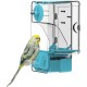 Automatic Bird Feeder, Bird Cage Feeder with Perch, Multifunctional Fruit and Vegetable Holder for Budgies, Parakeets, Canaries, Cockatiels, Finches (Green) Automatic Bird Feeder, Bird Cage Feeder with Perch, Multifunctional Fruit and Vegetable Holder for Budgies, Parakeets, Canaries, Cockatiels, Finches (Green)