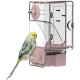 Automatic Bird Feeder, Bird Cage Feeder with Perch, Multifunctional Fruit and Vegetable Holder for Budgies, Parakeets, Canaries, Cockatiels, Finches (Green) Automatic Bird Feeder, Bird Cage Feeder with Perch, Multifunctional Fruit and Vegetable Holder for Budgies, Parakeets, Canaries, Cockatiels, Finches (Green)