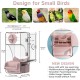 Automatic Bird Feeder, Bird Cage Feeder with Perch, Multifunctional Fruit and Vegetable Holder for Budgies, Parakeets, Canaries, Cockatiels, Finches (Green) Automatic Bird Feeder, Bird Cage Feeder with Perch, Multifunctional Fruit and Vegetable Holder for Budgies, Parakeets, Canaries, Cockatiels, Finches (Green)