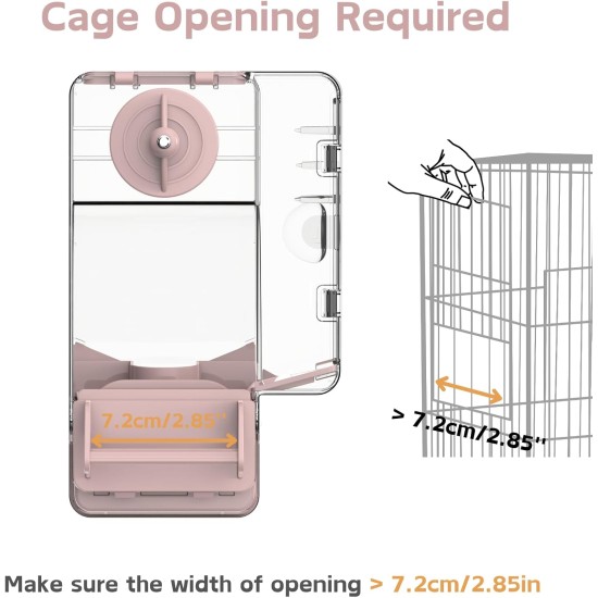 Automatic Bird Feeder, Bird Cage Feeder with Perch, Multifunctional Fruit and Vegetable Holder for Budgies, Parakeets, Canaries, Cockatiels, Finches (Green) Automatic Bird Feeder, Bird Cage Feeder with Perch, Multifunctional Fruit and Vegetable Holder for Budgies, Parakeets, Canaries, Cockatiels, Finches (Green)