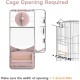 Automatic Bird Feeder, Bird Cage Feeder with Perch, Multifunctional Fruit and Vegetable Holder for Budgies, Parakeets, Canaries, Cockatiels, Finches (Green) Automatic Bird Feeder, Bird Cage Feeder with Perch, Multifunctional Fruit and Vegetable Holder for Budgies, Parakeets, Canaries, Cockatiels, Finches (Green)