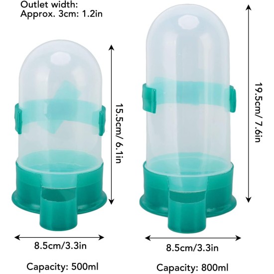 Automatic Bird Feeder Plastic Pet Dryer Dispenser Bird Bath Dispenser for Bird Cage Green Automatic Bird Feeder Plastic Pet Dryer Dispenser Bird Bath Dispenser for Bird Cage Green