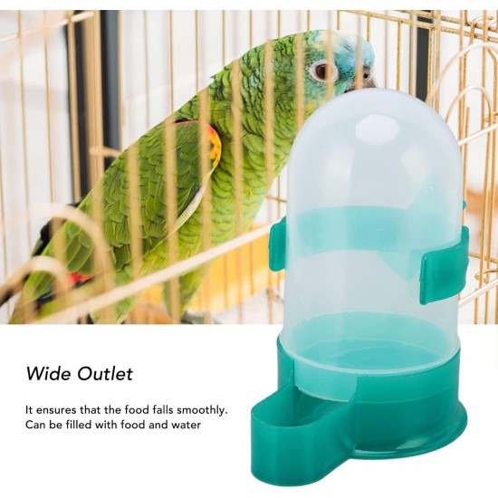 Automatic Bird Feeder Plastic Pet Dryer Dispenser Bird Bath Dispenser for Bird Cage Green Automatic Bird Feeder Plastic Pet Dryer Dispenser Bird Bath Dispenser for Bird Cage Green