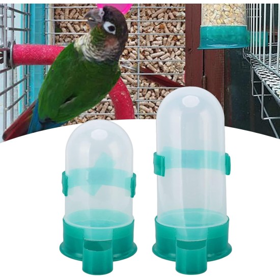 Automatic Bird Feeder Plastic Pet Dryer Dispenser Bird Bath Dispenser for Bird Cage Green Automatic Bird Feeder Plastic Pet Dryer Dispenser Bird Bath Dispenser for Bird Cage Green