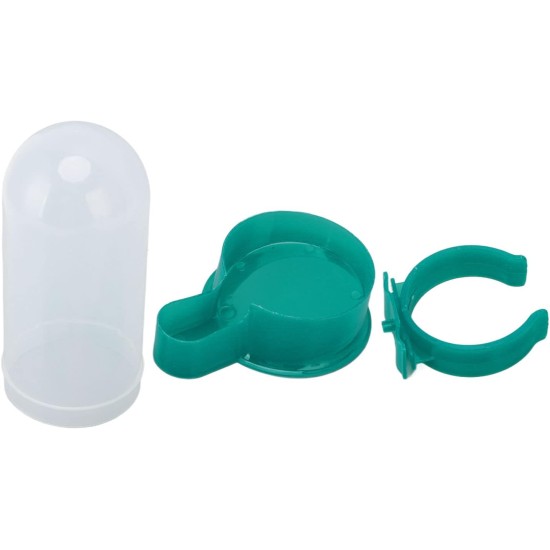 Automatic Bird Feeder Plastic Pet Dryer Dispenser Bird Bath Dispenser for Bird Cage Green Automatic Bird Feeder Plastic Pet Dryer Dispenser Bird Bath Dispenser for Bird Cage Green