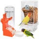 Automatic Bird Feeder and Water Dispenser: Transparent Hanging Feeder Birds and Water Dispenser for Birds, Bird Feeder for Budgies, Cockatiels, Canaries Automatic Bird Feeder and Water Dispenser: Transparent Hanging Feeder Birds and Water Dispenser for Birds, Bird Feeder for Budgies, Cockatiels, Canaries