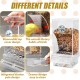 Automatic Bird Feeder and Water Dispenser: Transparent Hanging Feeder Birds and Water Dispenser for Birds, Bird Feeder for Budgies, Cockatiels, Canaries Automatic Bird Feeder and Water Dispenser: Transparent Hanging Feeder Birds and Water Dispenser for Birds, Bird Feeder for Budgies, Cockatiels, Canaries