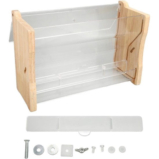 Automatic Chicken Feeder Large Capacity Clear Acrylic Chick Bird Feeder Box for Budgies Cockatiels Quail (S 165 x 42 x 45 mm/6.5 x 1.7 x 1.8 inches) Automatic Chicken Feeder Large Capacity Clear Acrylic Chick Bird Feeder Box for Budgies Cockatiels Quail (S 165 x 42 x 45 mm/6.5 x 1.7 x 1.8 inches)