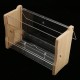 Automatic Chicken Feeder Large Capacity Clear Acrylic Chick Bird Feeder Box for Budgies Cockatiels Quail (S 165 x 42 x 45 mm/6.5 x 1.7 x 1.8 inches)