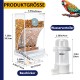 Automatic Feeder for Birds Parrots Acrylic Transparent Bird Feeder Parakeet Cage Automatic Bird Feeder Cage Accessories for Canaries Cockatiels Finches Automatic Feeder for Birds Parrots Acrylic Transparent Bird Feeder Parakeet Cage Automatic Bird Feeder Cage Accessories for Canaries Cockatiels Finches