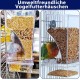 Automatic Feeder for Birds Parrots Acrylic Transparent Bird Feeder Parakeet Cage Automatic Bird Feeder Cage Accessories for Canaries Cockatiels Finches Automatic Feeder for Birds Parrots Acrylic Transparent Bird Feeder Parakeet Cage Automatic Bird Feeder Cage Accessories for Canaries Cockatiels Finches