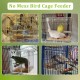 Bird Cage Feeder No Mess Bird Feeder, Automatic Bird Feeder for Cage No Spill Bird Feeder Mess Free Bird Feeder for Cage Parakeet Parrot Cockatiel Lovebirds Bird Cage Seed Feeder Bird Cage Feeder No Mess Bird Feeder, Automatic Bird Feeder for Cage No Spill Bird Feeder Mess Free Bird Feeder for Cage Parakeet Parrot Cockatiel Lovebirds Bird Cage Seed Feeder