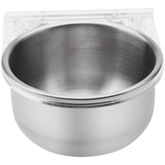 Bird Cage Feeding Bowl Dish Water Seed Feeder Stainless Steel Hanging Bird Food Bird Cage Accessories with Screw Attachment for Macaw African Greys Parakeet Cockatoo Cockatiel Conure Lovebird Feeding Bird Cage Feeding Bowl Dish Water Seed Feeder Stainless Steel Hanging Bird Food Bird Cage Accessories with Screw Attachment for Macaw African Greys Parakeet Cockatoo Cockatiel Conure Lovebird Feeding