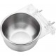 Bird Cage Feeding Bowl Dish Water Seed Feeder Stainless Steel Hanging Bird Food Bird Cage Accessories with Screw Attachment for Macaw African Greys Parakeet Cockatoo Cockatiel Conure Lovebird Feeding Bird Cage Feeding Bowl Dish Water Seed Feeder Stainless Steel Hanging Bird Food Bird Cage Accessories with Screw Attachment for Macaw African Greys Parakeet Cockatoo Cockatiel Conure Lovebird Feeding