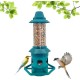 Bird Feeder Hanging Bird Feeder Squirrel Proof Easy Clean Squirrel Buster Bird Feeder for Small Birds Garden Outdoor Green Bird Feeder Hanging Bird Feeder Squirrel Proof Easy Clean Squirrel Buster Bird Feeder for Small Birds Garden Outdoor Green