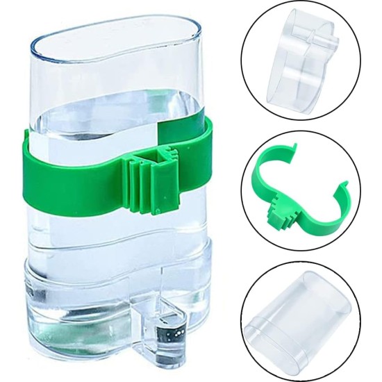 Birds Automatic Water Dispenser, Pack of 2 Parrots Drinkers, Automatic Bird Water Dispenser, Parrot Feeder for Aviaries, Budgies, Cockatiels, Parrots 13.4 x 7.5 x 3.2 cm Birds Automatic Water Dispenser, Pack of 2 Parrots Drinkers, Automatic Bird Water Dispenser, Parrot Feeder for Aviaries, Budgies, Cockatiels, Parrots 13.4 x 7.5 x 3.2 cm