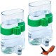 Birds Automatic Water Dispenser, Pack of 2 Parrots Drinkers, Automatic Bird Water Dispenser, Parrot Feeder for Aviaries, Budgies, Cockatiels, Parrots 13.4 x 7.5 x 3.2 cm Birds Automatic Water Dispenser, Pack of 2 Parrots Drinkers, Automatic Bird Water Dispenser, Parrot Feeder for Aviaries, Budgies, Cockatiels, Parrots 13.4 x 7.5 x 3.2 cm