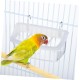 COLLBATH Bird Feeder for Bird Cages, Hanging Feeding Bowl Made of Robust, Easy to Clean for Parrots and Other Small Birds COLLBATH Bird Feeder for Bird Cages, Hanging Feeding Bowl Made of Robust, Easy to Clean for Parrots and Other Small Birds