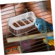 COLLBATH Bird Feeder for Bird Cages, Hanging Feeding Bowl Made of Robust, Easy to Clean for Parrots and Other Small Birds COLLBATH Bird Feeder for Bird Cages, Hanging Feeding Bowl Made of Robust, Easy to Clean for Parrots and Other Small Birds