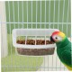 COLLBATH Bird Feeder for Bird Cages, Hanging Feeding Bowl Made of Robust, Easy to Clean for Parrots and Other Small Birds COLLBATH Bird Feeder for Bird Cages, Hanging Feeding Bowl Made of Robust, Easy to Clean for Parrots and Other Small Birds