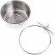 Cage Feeder, 2 Pack Bird Feeder Bowls, Bird Feeder Bowls, Bird Feeder Cups, Bird Feeder Bowls with Screw Fixing for Pigeons, Parrots, Bird Feeders Cage Feeder, 2 Pack Bird Feeder Bowls, Bird Feeder Bowls, Bird Feeder Cups, Bird Feeder Bowls with Screw Fixing for Pigeons, Parrots, Bird Feeders