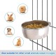 Cage Feeder, 2 Pack Bird Feeder Bowls, Bird Feeder Bowls, Bird Feeder Cups, Bird Feeder Bowls with Screw Fixing for Pigeons, Parrots, Bird Feeders Cage Feeder, 2 Pack Bird Feeder Bowls, Bird Feeder Bowls, Bird Feeder Cups, Bird Feeder Bowls with Screw Fixing for Pigeons, Parrots, Bird Feeders
