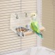 DGMI Transparent Bird Feeder Budgie Automatic Bird Feeder Stainless Steel Double Bird Bowls with Non-Slip Stand for Budgies, Canaries, Nymphensittic DGMI Transparent Bird Feeder Budgie Automatic Bird Feeder Stainless Steel Double Bird Bowls with Non-Slip Stand for Budgies, Canaries, Nymphensittic