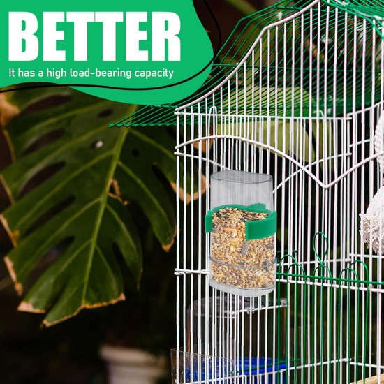 Fatiya Automatischer Vogel-Wasserspender, hängend, kein Durcheinander, Vogelfutterstation für Käfig, Kunststoff, Sittich, Wasser-Futterspender für Nymphensittiche, Kanarienvögel, kleine Papageien, 2 Fatiya Automatischer Vogel-Wasserspender, hängend, kein Durcheinander, Vogelfutterstation für Käfig, Kunststoff, Sittich, Wasser-Futterspender für Nymphensittiche, Kanarienvögel, kleine Papageien, 2
