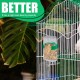 Fatiya Automatischer Vogel-Wasserspender, hängend, kein Durcheinander, Vogelfutterstation für Käfig, Kunststoff, Sittich, Wasser-Futterspender für Nymphensittiche, Kanarienvögel, kleine Papageien, 2