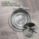 Grnlucja Bird Feeder Cup 3 Pieces Stainless Steel Parrot Cage Feeding Bowl for S Grnlucja Bird Feeder Cup 3 Pieces Stainless Steel Parrot Cage Feeding Bowl for S