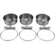 Grnlucja Bird Feeder Cup 3 Pieces Stainless Steel Parrot Cage Feeding Bowl for S Grnlucja Bird Feeder Cup 3 Pieces Stainless Steel Parrot Cage Feeding Bowl for S