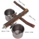 HEEPDD Bird Cage Feeder Set Pet Bird Wooden Perch Parrot Stand Feeder Bowl for Parrot HEEPDD Bird Cage Feeder Set Pet Bird Wooden Perch Parrot Stand Feeder Bowl for Parrot