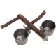 HEEPDD Bird Cage Feeder Set Pet Bird Wooden Perch Parrot Stand Feeder Bowl for Parrot HEEPDD Bird Cage Feeder Set Pet Bird Wooden Perch Parrot Stand Feeder Bowl for Parrot