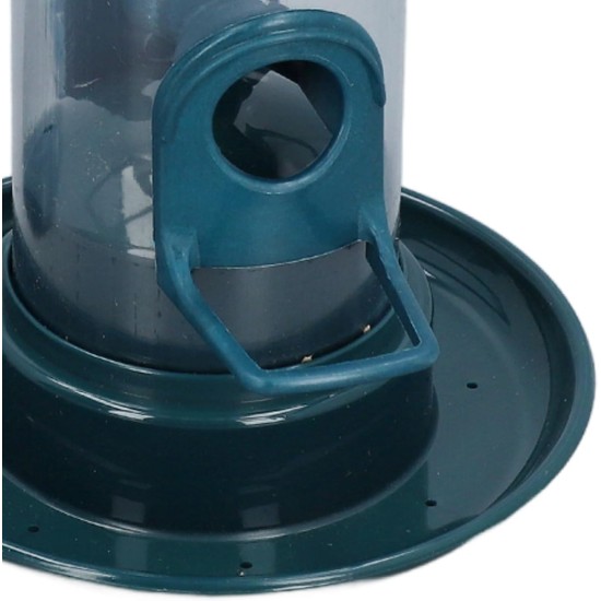 Hanging Bird Feeder, Squirrel Proof Adjustable Hook Automatic Bird Feeder Tubes Bird Feeder with 6 Feeding Holes for Birds for Garden Decoration Hanging Bird Feeder, Squirrel Proof Adjustable Hook Automatic Bird Feeder Tubes Bird Feeder with 6 Feeding Holes for Birds for Garden Decoration