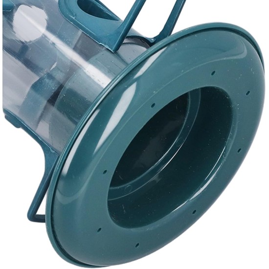 Hanging Bird Feeder, Squirrel Proof Adjustable Hook Automatic Bird Feeder Tubes Bird Feeder with 6 Feeding Holes for Birds for Garden Decoration Hanging Bird Feeder, Squirrel Proof Adjustable Hook Automatic Bird Feeder Tubes Bird Feeder with 6 Feeding Holes for Birds for Garden Decoration