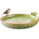 Navaris Large Ceramic Bird Bath, Bird Bath, Frost-Proof, Drinking Bowl for Birds, Design Bowl, Bird Bowl for the Garden or Balcony, Green Navaris Large Ceramic Bird Bath, Bird Bath, Frost-Proof, Drinking Bowl for Birds, Design Bowl, Bird Bowl for the Garden or Balcony, Green