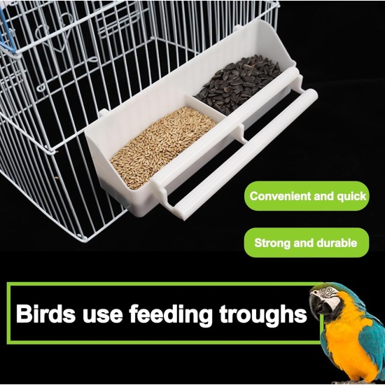 Nizirioo Pack of 4 Bird Feeding Bowls: Bird Feeder Column Feeding Container with Stand Bird Cage Accessories Bird Feeder for Hanging Bird Feeder Water Bowl for Parrots Wild Birds Nizirioo Pack of 4 Bird Feeding Bowls: Bird Feeder Column Feeding Container with Stand Bird Cage Accessories Bird Feeder for Hanging Bird Feeder Water Bowl for Parrots Wild Birds