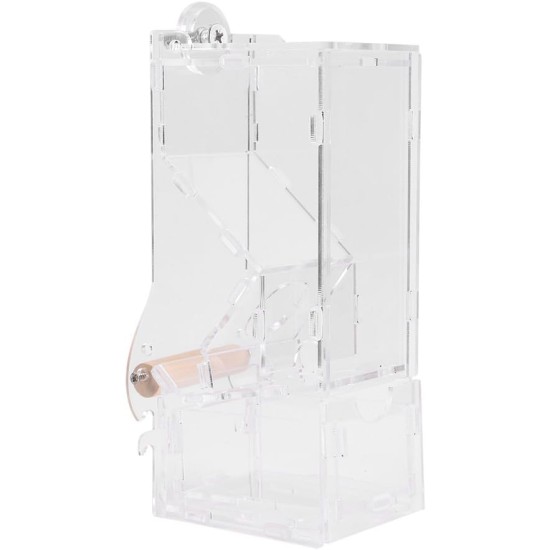 No Mess Bird Feeder Acrylic Pet Birds Seeds Transparent Food Feeder Cage Parakeet Seed Food Container No Mess Bird Feeder Acrylic Pet Birds Seeds Transparent Food Feeder Cage Parakeet Seed Food Container