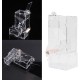 No Mess Bird Feeder Acrylic Pet Birds Seeds Transparent Food Feeder Cage Parakeet Seed Food Container No Mess Bird Feeder Acrylic Pet Birds Seeds Transparent Food Feeder Cage Parakeet Seed Food Container