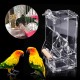 No Mess Bird Feeder Acrylic Pet Birds Seeds Transparent Food Feeder Cage Parakeet Seed Food Container No Mess Bird Feeder Acrylic Pet Birds Seeds Transparent Food Feeder Cage Parakeet Seed Food Container