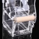 No Mess Bird Feeder Acrylic Pet Birds Seeds Transparent Food Feeder Cage Parakeet Seed Food Container No Mess Bird Feeder Acrylic Pet Birds Seeds Transparent Food Feeder Cage Parakeet Seed Food Container