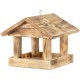 PATKAR, Pinewood Bird Table, Flamed, H22/24 x 26 x 26 cm PATKAR, Pinewood Bird Table, Flamed, H22/24 x 26 x 26 cm