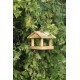 PATKAR, Pinewood Bird Table, Flamed, H22/24 x 26 x 26 cm PATKAR, Pinewood Bird Table, Flamed, H22/24 x 26 x 26 cm