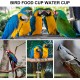 POPETPOP 3pcs Hanging Bird Feeder Bird Feeder Hanging Parrot Feeder Cup Stainless Steel Bird Cup Parakeet Hanging Pet Feeder Bowl Bird Feeder Cup to Feed Food Feeding Tray Cage POPETPOP 3pcs Hanging Bird Feeder Bird Feeder Hanging Parrot Feeder Cup Stainless Steel Bird Cup Parakeet Hanging Pet Feeder Bowl Bird Feeder Cup to Feed Food Feeding Tray Cage