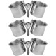 POPETPOP 3pcs Hanging Bird Feeder Bird Feeder Hanging Parrot Feeder Cup Stainless Steel Bird Cup Parakeet Hanging Pet Feeder Bowl Bird Feeder Cup to Feed Food Feeding Tray Cage POPETPOP 3pcs Hanging Bird Feeder Bird Feeder Hanging Parrot Feeder Cup Stainless Steel Bird Cup Parakeet Hanging Pet Feeder Bowl Bird Feeder Cup to Feed Food Feeding Tray Cage