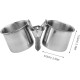 POPETPOP 3pcs Hanging Bird Feeder Bird Feeder Hanging Parrot Feeder Cup Stainless Steel Bird Cup Parakeet Hanging Pet Feeder Bowl Bird Feeder Cup to Feed Food Feeding Tray Cage POPETPOP 3pcs Hanging Bird Feeder Bird Feeder Hanging Parrot Feeder Cup Stainless Steel Bird Cup Parakeet Hanging Pet Feeder Bowl Bird Feeder Cup to Feed Food Feeding Tray Cage