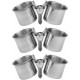 POPETPOP 3pcs Hanging Bird Feeder Bird Feeder Hanging Parrot Feeder Cup Stainless Steel Bird Cup Parakeet Hanging Pet Feeder Bowl Bird Feeder Cup to Feed Food Feeding Tray Cage POPETPOP 3pcs Hanging Bird Feeder Bird Feeder Hanging Parrot Feeder Cup Stainless Steel Bird Cup Parakeet Hanging Pet Feeder Bowl Bird Feeder Cup to Feed Food Feeding Tray Cage