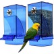 Pack of 2 Automatic Bird Feeders, Transparent, Automatic Bird Feeder for Cages, Acrylic Automatic Feeder Parrots, Transparent Acrylic Bird Feeder for Birds Budgies (Blue) Pack of 2 Automatic Bird Feeders, Transparent, Automatic Bird Feeder for Cages, Acrylic Automatic Feeder Parrots, Transparent Acrylic Bird Feeder for Birds Budgies (Blue)
