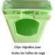 Plastic Pigeon Feeder 2 Pieces Bird Feeder Hanging Box for Poultry Pigeons Quail Feeding Parrot Budgie Parakeet Cage (One Hole) Plastic Pigeon Feeder 2 Pieces Bird Feeder Hanging Box for Poultry Pigeons Quail Feeding Parrot Budgie Parakeet Cage (One Hole)